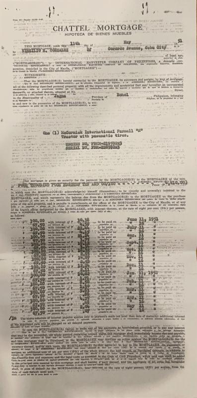 Annex AV: Imelda - Chattel Mortgage Atty in Fact NAP